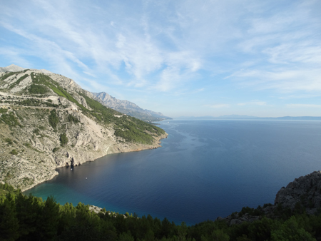 Coastline of the Makarska Riviera
