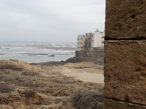 Essaouira ramparts and allegedly good surf beaches.