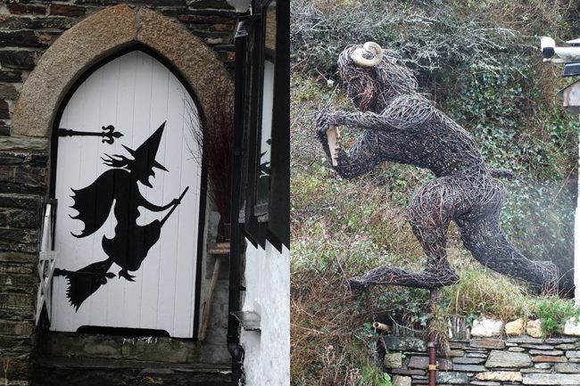 Boscastle - Home of the Museum of Witchcraft...and twig sculptures