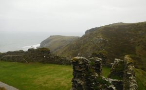 Grounds of Tintagel Castle.