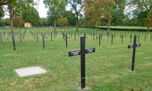 Fricourt German Cemetery. Apparently a funker is a radio man or signaller.