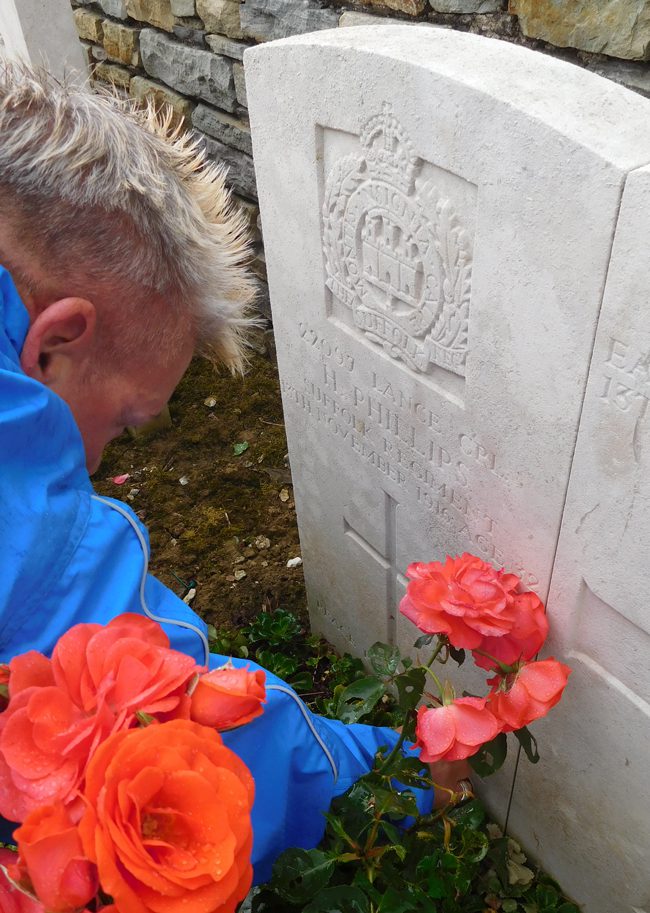 Luke Copse British Cemetery, RIP Mr Phillips