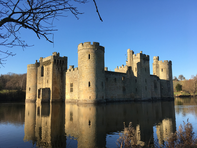 Bodium Castle, looking good - at least from the outside - for over 620 years.