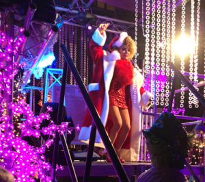 Pink Christmas cabaret with a sultry Santa - Munich's answer to Lily Savage