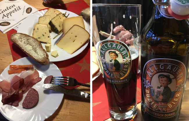 Delicious spread from Schonegger Kase-Alm cheese farm