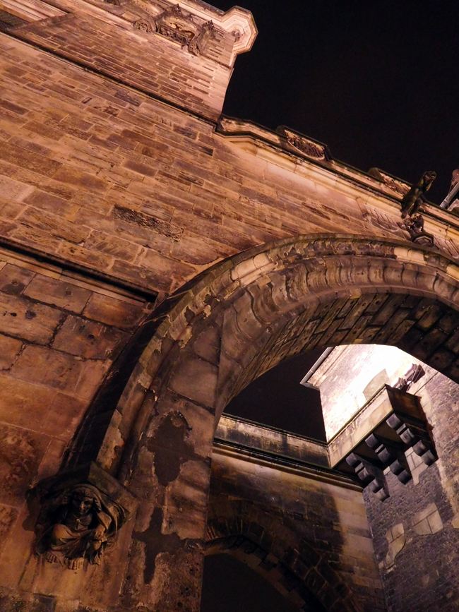 I couldn't get enough of the old stone towers and arches over Charles Bridge.