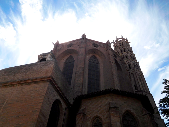 Dominican Church of the Jacobins, housing the tomb of Thomas Aquinas.