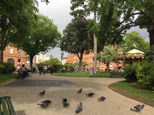 President Wilson Park, the perfect picnic spot practically on our hotel doorstep.