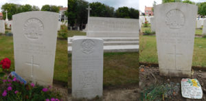 Ypres Reservoir Cemetery burials, including VC recipient, Brigadier General Frank Maxwell.