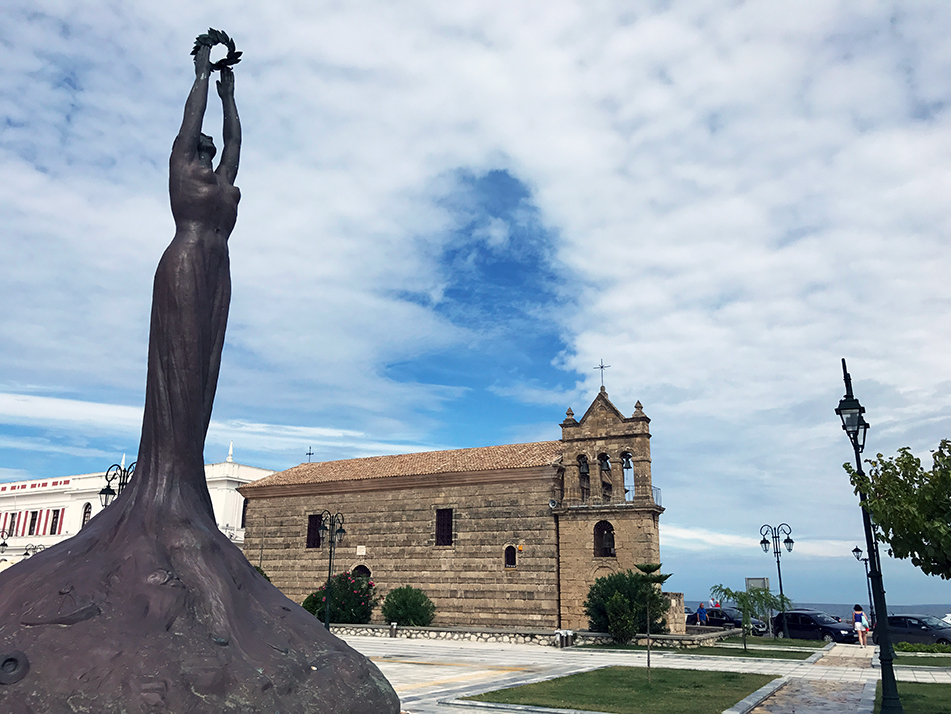 The church of Agios Nikolaos Molos - built in 1561 it is the oldest Venetian building on Solomos Square and the only one to survive the 1953 earthquake